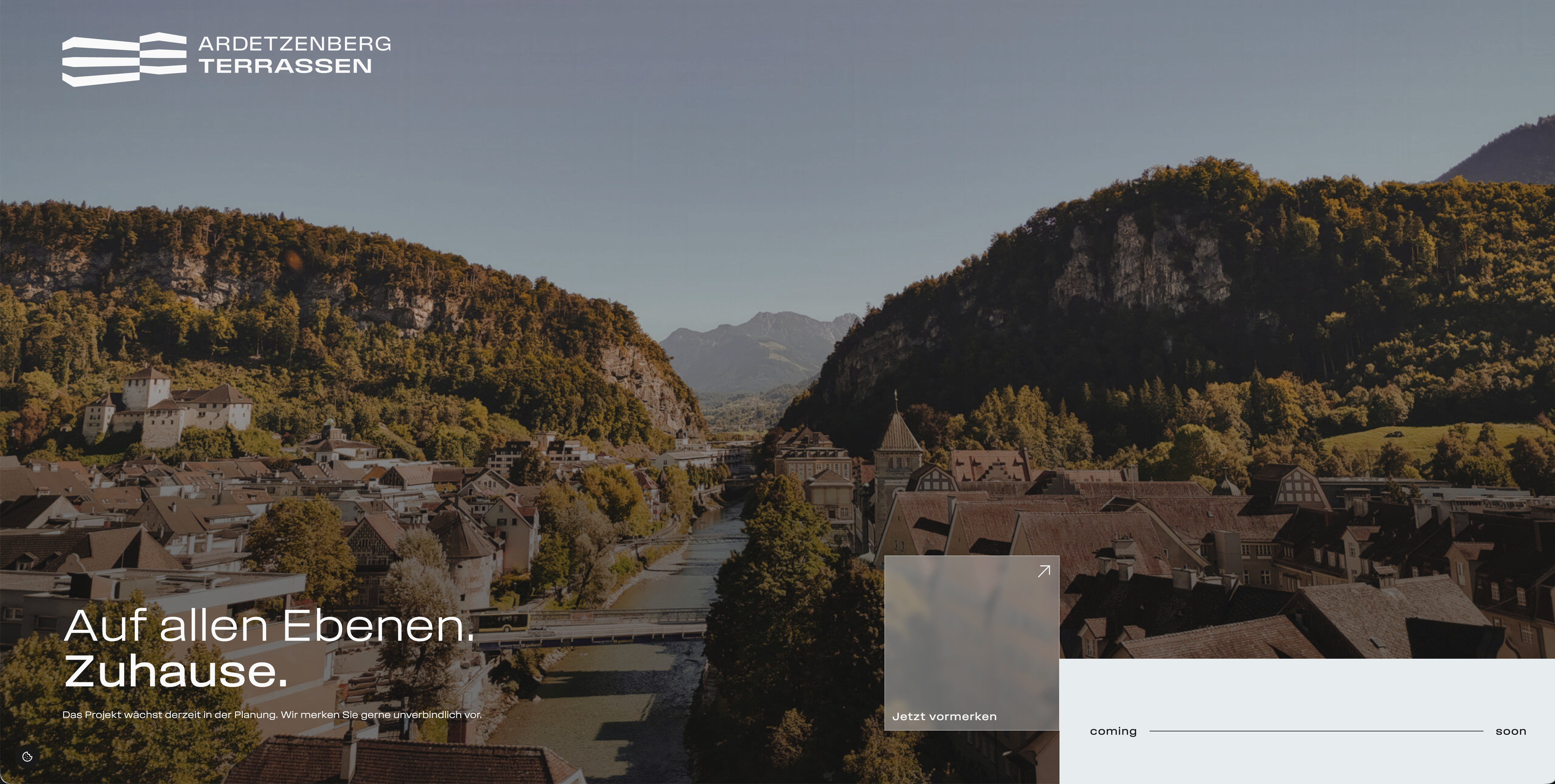 Web Design & Development für das Neubauprojekt Ardetzenberg Terrassen